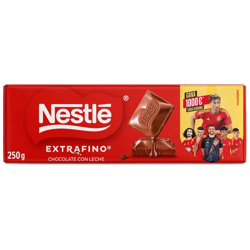NESTLÉ Chocolate con leche Extrafino 250 g.