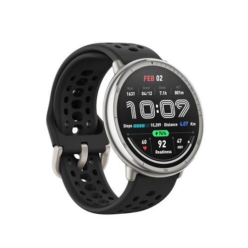 Smartwatch Amazfit Active 2 round NFC, color negro, 3,35 cm (1.32")