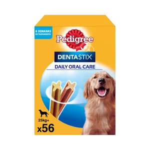 PEDIGREE Snack dental para perros de talla grande PEDIGREE 56 uds de 2160 g.