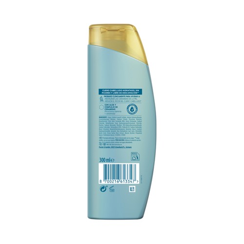 H&S Derma xpro Champú anticaspa calmante para cuero cabelludo seco y/o con picor 300 ml.