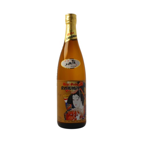 RASHOMON Licor japonés a base de arroz Sake con D.O Kioto RASHOMON botella de 75 cl.