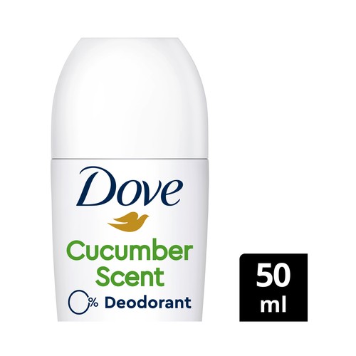 DOVE Desodorante roll on para mujer, con extracto de pepino DOVE Go fresh 50 ml.