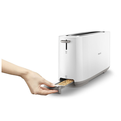 Tostador  PHILIPS HD2590/00, 1000W, ranura larga, calienta panecillos, 8 niveles.,
