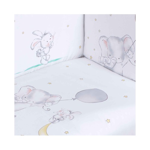 Edredón nórdico para cuna, elefante globo INTERBABY