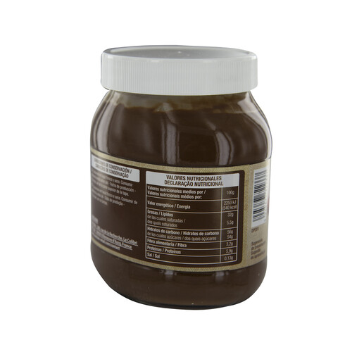 PRODUCTO ALCAMPO Crema de avellanas con cacao bote de 750 g.