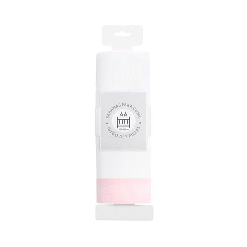 Tríptico para cuna básico azul y rosa INTERBABY