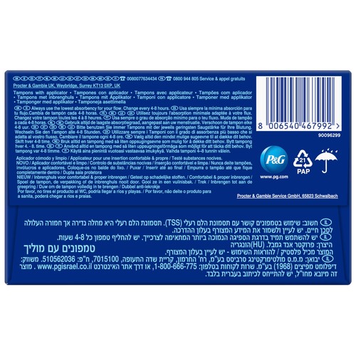 TAMPAX Tampones súper con aplicador TAMPAX Compak 36 uds.