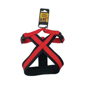PRODUCTO ALCAMPO Arnés (2 cm) de color rojo, para perros de tamaño M 40 - 50 cm.