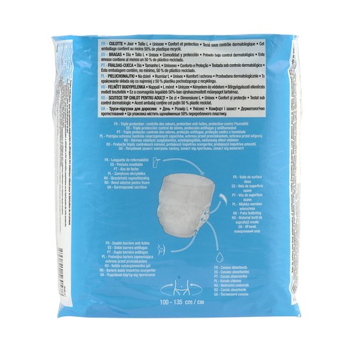 PRODUCTO ALCAMPO Pañal de incontiencia unisex ultra absorbentes, talla L (100 - 135 cm) 10 uds.