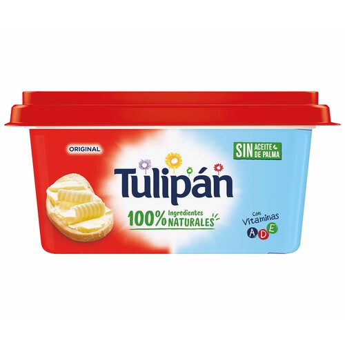 Margarina sin palma 75% de materia grasa TULIPÁN 400 g.