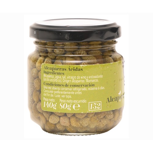 PRODUCTO ALCAMPO Collection Alcaparras ácidas en vinagre 80 gr.