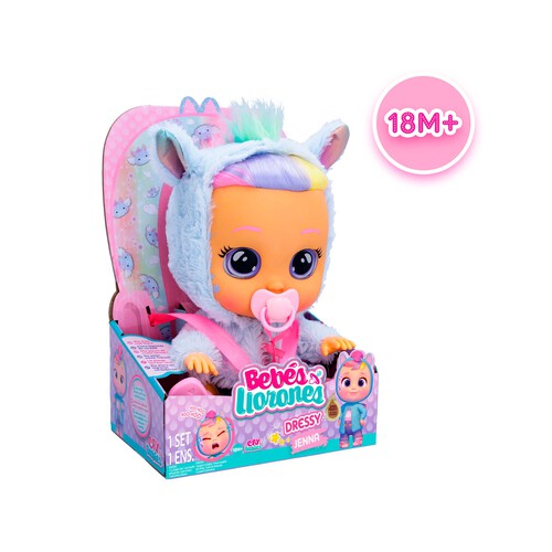 Muñeca bebé Dressy Fantasy Jenna BEBES LLORONES .