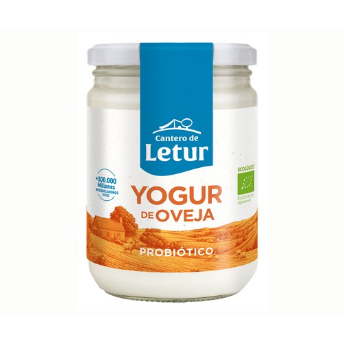 Imagen de Yogur de oveja ecológico CANTERO DE LETUR 420 g.