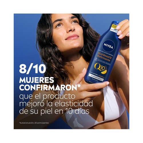 NIVEA Q10 Crema corporal (loción - body milk) reafirmante, para pieles secas 400 ml.