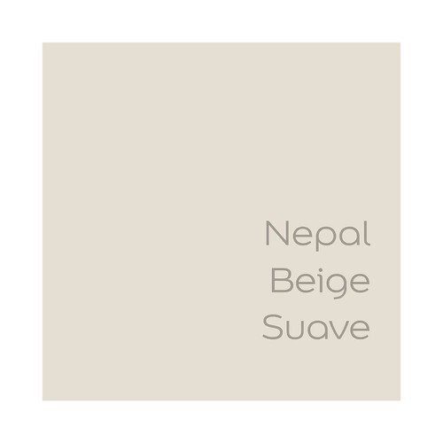Pintura para paredes monocapa BRUGUER Colores del mundo Nepal Beige Suave, 4L.