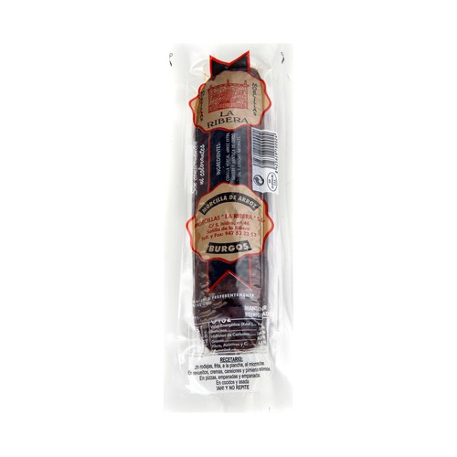 Morcilla de Burgos, negra de arroz LA RIBERA 330 g.