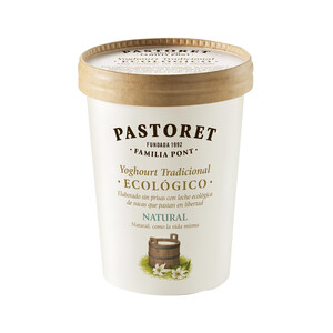 Imagen de PASTORET Yogur natural ecológico PASTORET 500 g.
