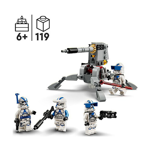 LEGO Star Wars Pack de combate soldados clon de la 501 75345.