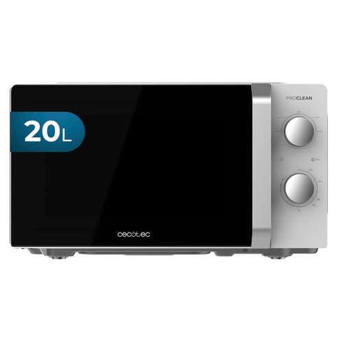 Microondas CECOTEC ProClean 2010 Inverter White, color blanco, capacidad 20L, potencia 700W.