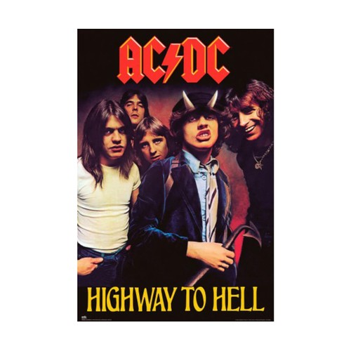 Póster AC/DC Highway to Hell 61x91,5cm, GRUPO ERIK.