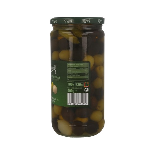EXCELENCIA Frasco cocktail aceitunas 330 g.