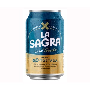Cerveza tostada 0,0 lata 33 cl.