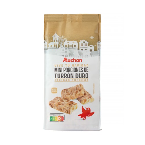 PRODUCTO ALCAMPO Mini porciones de turrón duro de calidad suprema 180 g.