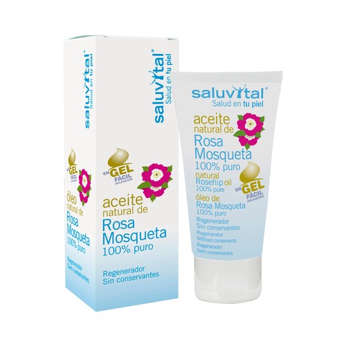 SALUVITAL Aceite natural y puro de Rosa Mosqueta con textura gel SALUVITAL 100 ml.