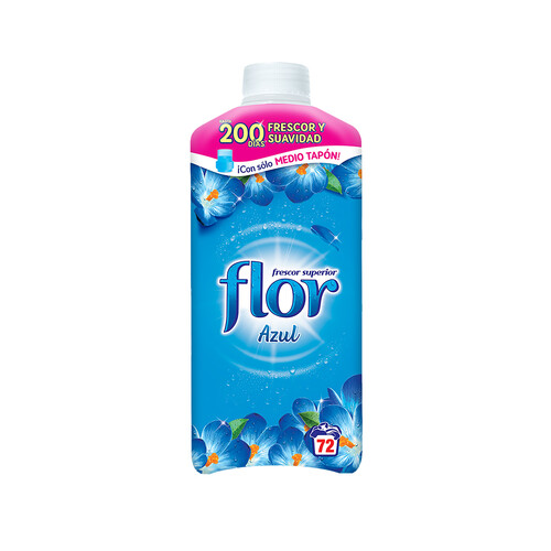 FLOR Suavizante concentrado con aroma a frescor FLOR 72 lav. 1440 ml.