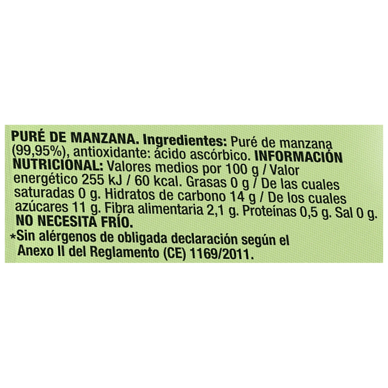Healthcare Puré de manzana 100 g.