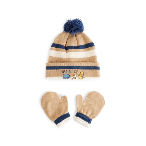 Conjunto de gorro y guantes para bebé DISNEY, talla S1.