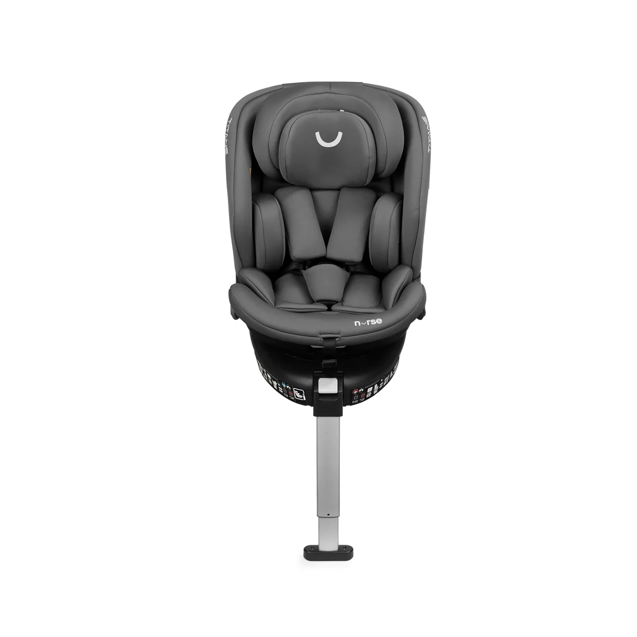 Silla de auto JANE Titane, i-Size (40-150cm), color gris.