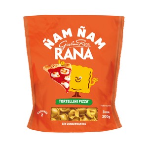 RANA Ñam ñam Tortellini de pasta fresca al huevo rellenos de pizza 200 g.