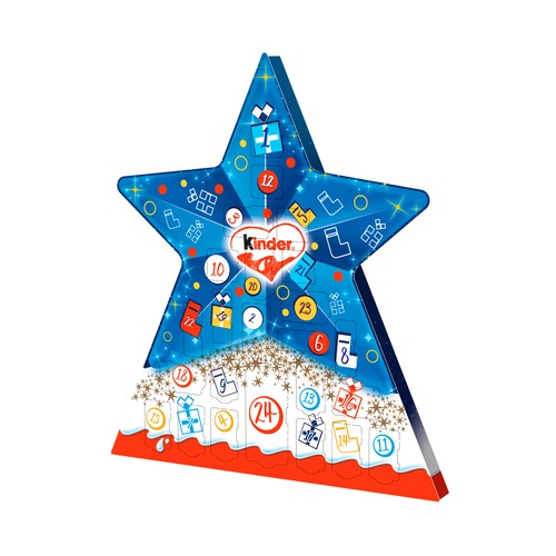 KINDER Ferrero Calendario de adviento de chocolate 149 g.