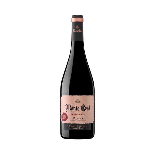 MONTE REAL Vino tinto gran reserva con D.O. Ca. Rioja botella 75 cl.