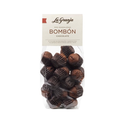 Mini magdalenas bombón choco LA GRANJA 200 g.
