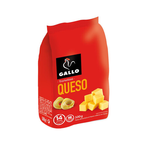 GALLO Pasta Tortellini rellenos queso GALLO paquete 500 g.