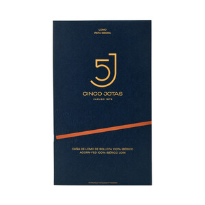 Imagen de 5J Caña de lomo de bellota ibérico (100% raza ibérica), cortado en lonchas 80 g.