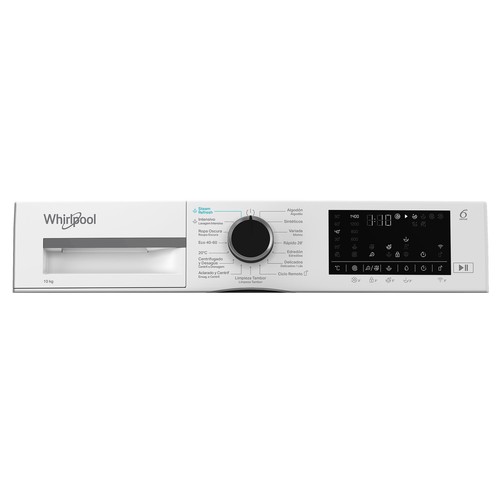 Lavadora WHIRLPOOL WAM 07WB SPT 10KG, clasificación energética: A, 1400RPM, H: 84,5cm, A: 60cm, F: 58cm.