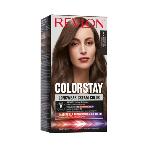 REVLON Colorstay Coloración permanente tono 5 Castaño claro.