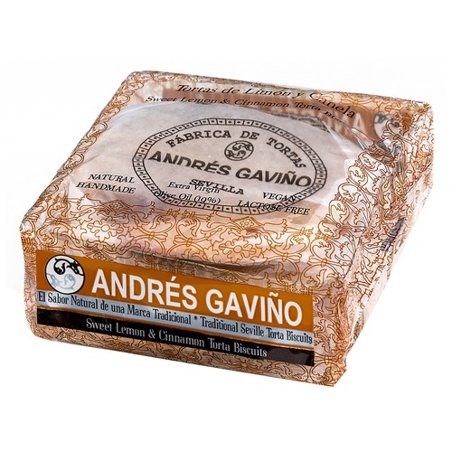 ANDRÉS GAVIÑO Tortas con sabor a limón y canela 6 uds. 180 g.