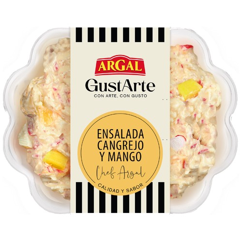 ARGAL Gustarte Ensalada de cangrejo y mango 240 g.