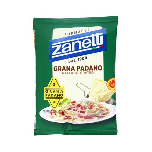 ZANETTI Queso rallado padano ZANETTI 50 g.