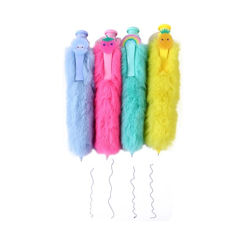 Bolígrafo color azul diseño peluche surtido. ALCAMPO