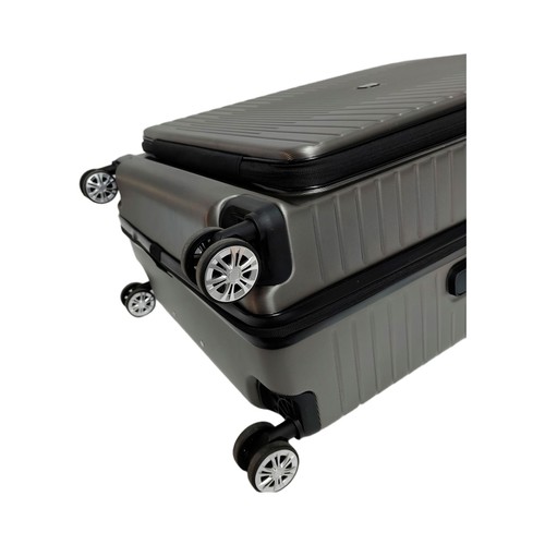 Maleta mediana tipo trolley  8 ruedas multifunctional  65cm gris. AIRPORT