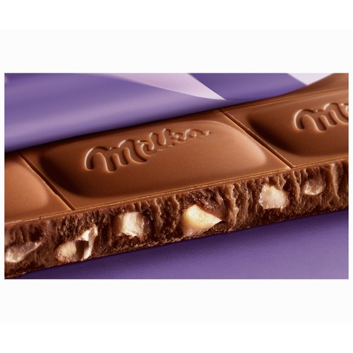 MILKA Chocolate de leche con avellanas 125 g.