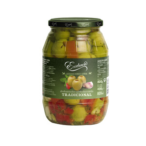 Imagen de EXCELENCIA Aceitunas verdes gordal aliñadas sin hueso EXCELENCIA frasco de 400 g.