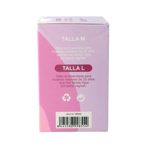 INCA FARMA Copa menstrual reutilizable, tala L.
