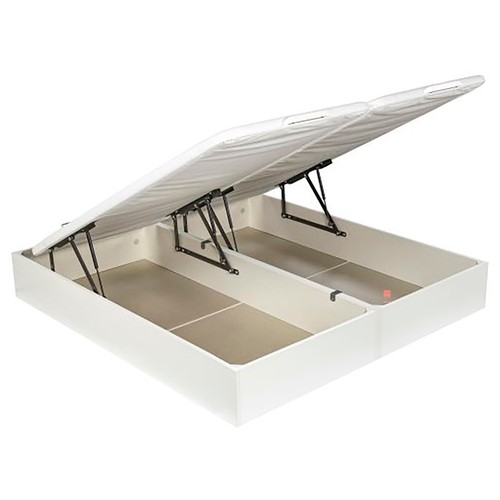 Canapé abatible, 90x200cm,color blanco, CONFORDES