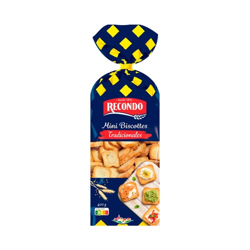 RECONDO Biscotes mini tradicionales 400 g.
